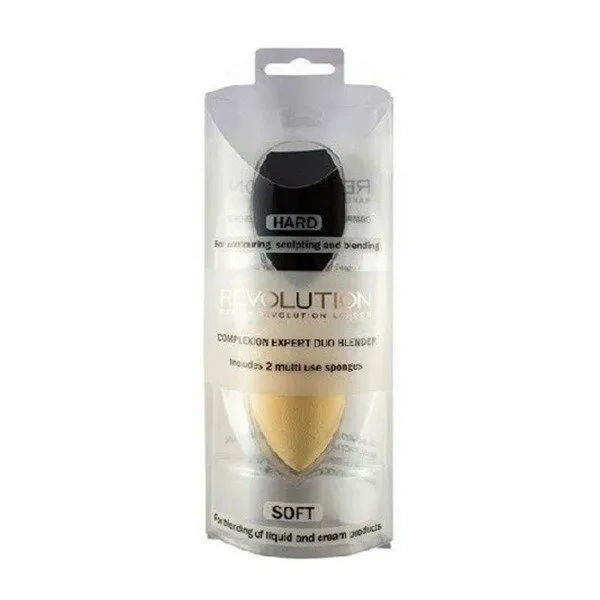 MAKEUP REVOLUTION Complexion Expert Duo Blender gąbka do fluidu 2szt
