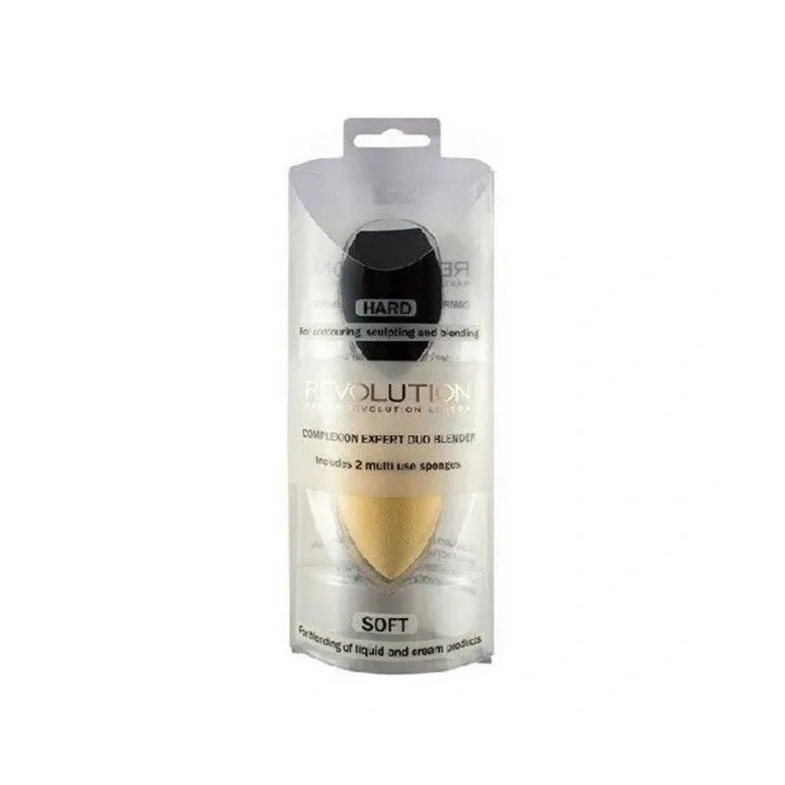 MAKEUP REVOLUTION Complexion Expert Duo Blender gąbka do fluidu 2szt