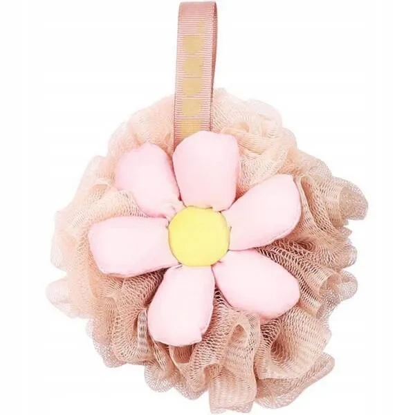 ECARLA myjka gąbka do mycia ciała na mokro 15cm Sweety Różowy GB14R 