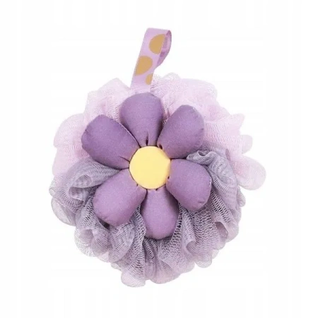 ECARLA myjka gąbka do mycia ciała na mokro 15cm Sweety Fiolet GB14FIO 