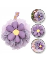 ECARLA myjka gąbka do mycia ciała na mokro 15cm Sweety Fiolet GB14FIO 