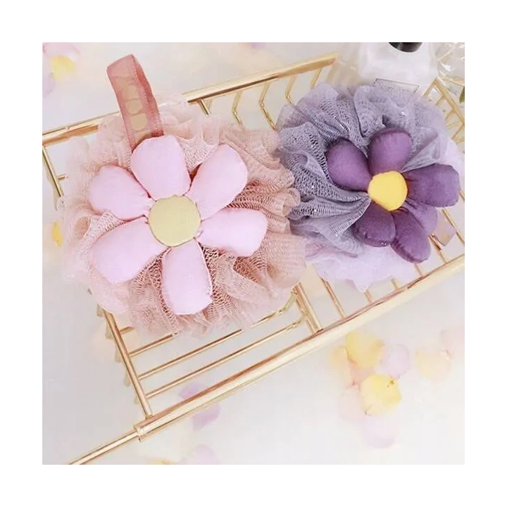 ECARLA myjka gąbka do mycia ciała na mokro 15cm Sweety Fiolet GB14FIO 