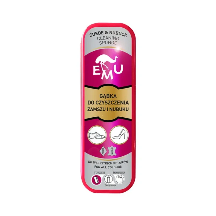 EMU Shine Shoe Sponge gąbka do czyszczenia zamszu i nubuku 
