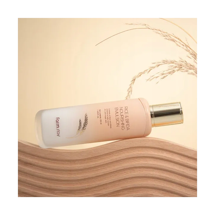 FARMSTAY Rice & Bifida emulsja do twarzy odżywcza 120ml 