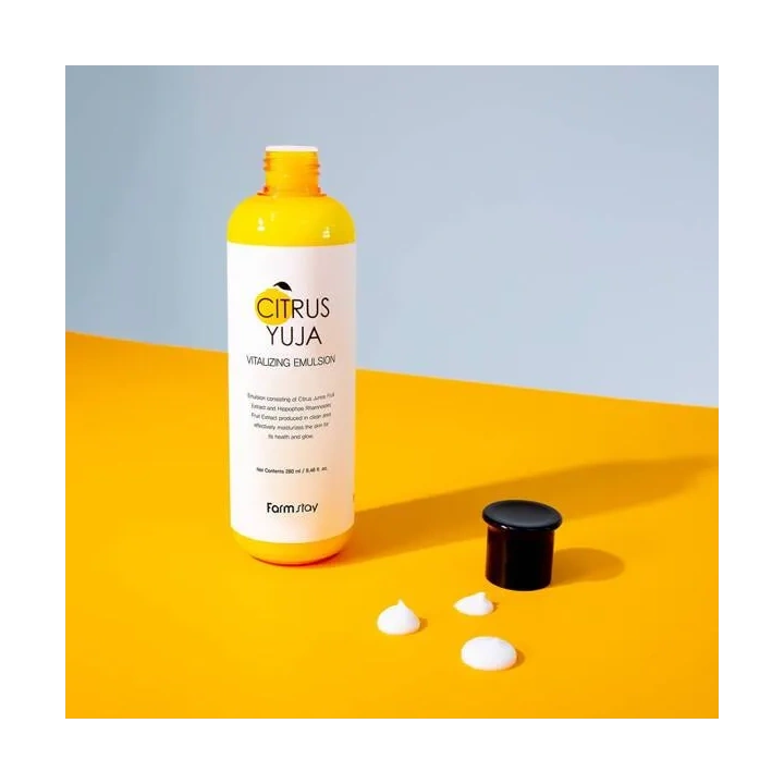 FARMSTAY Citrus Yuja emulsja do twarzy rewitalizująca 280ml