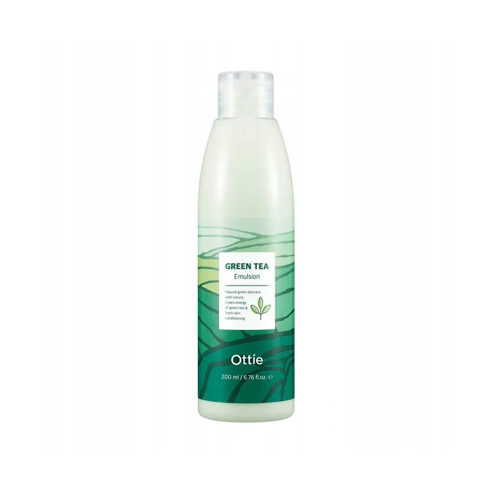 OTTIE Green Tea emulsja do twarzy nawilżająca z Zieloną Herbatą 200ml 