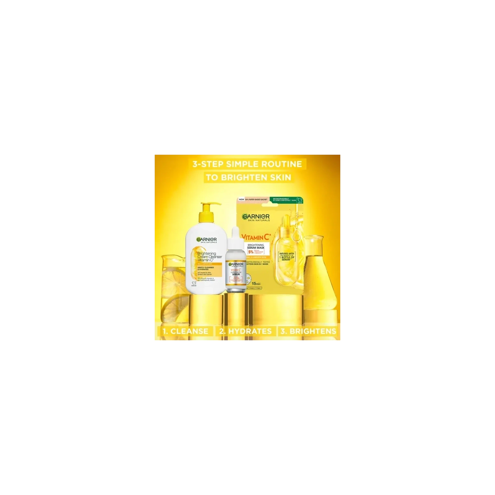 GARNIER Skin Naturals Vitamin C emulsja do mycia twarzy 250ml 