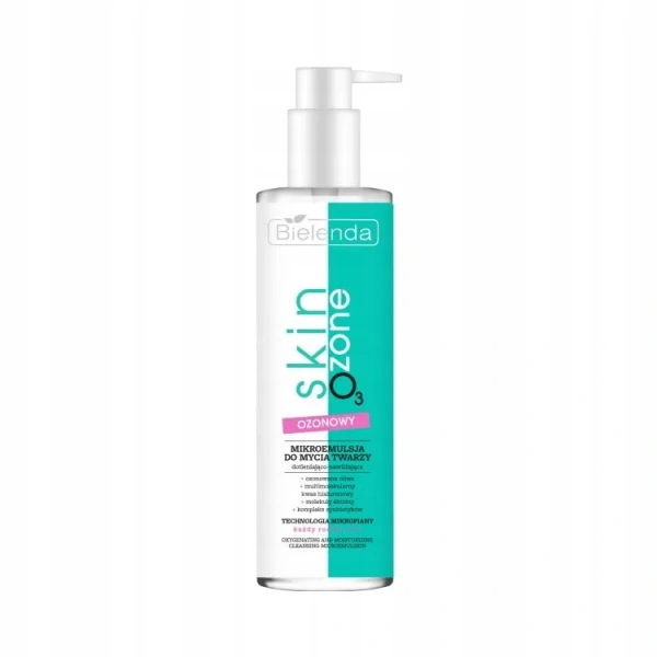 BIELENDA Skin O3 Zone ozonowa mikroemulsja do mycia twarzy dotleniająco-nawilżająca 195ml