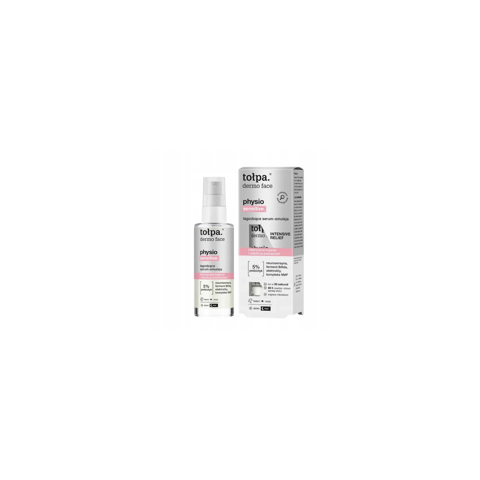 TOŁPA Dermo Face Physio Sensitive łagodzące serum-emulsja do twarzy 45ml