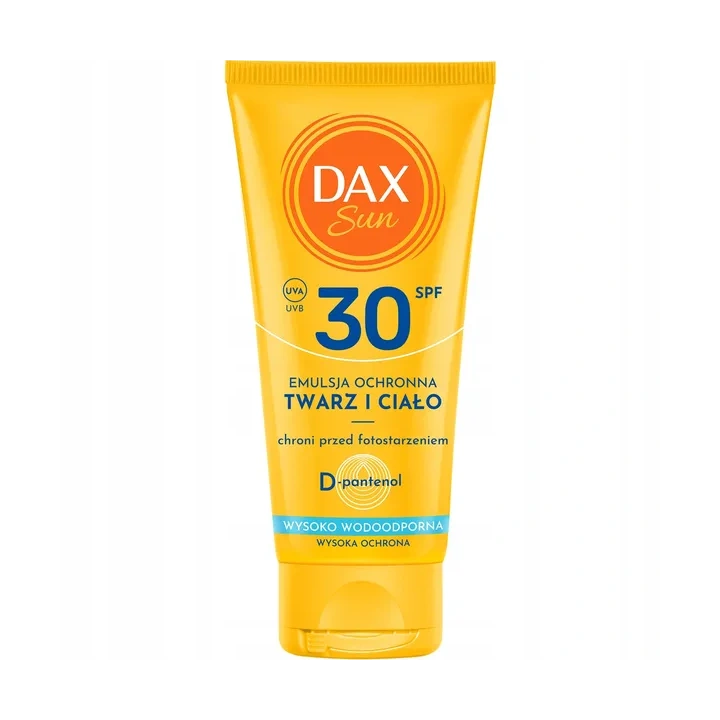 DAX Sun wodoodporna emulsja ochronna do twarzy i ciała SPF30 50ml