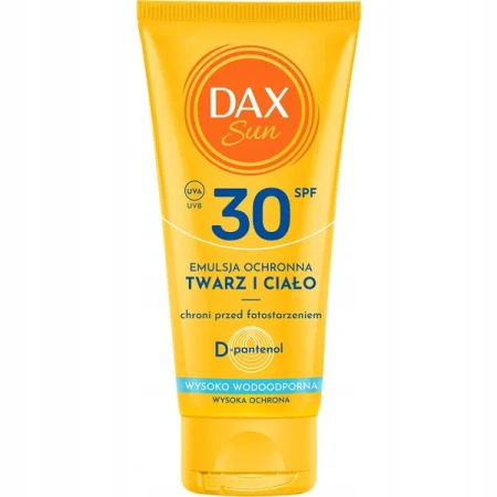 DAX Sun wodoodporna emulsja ochronna do twarzy i ciała SPF30 50ml