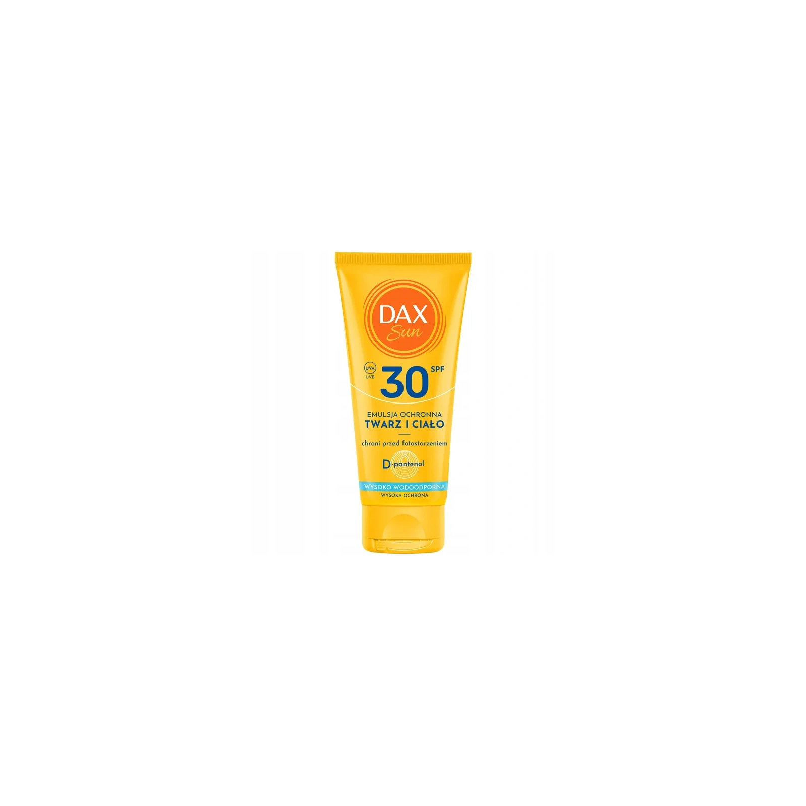 DAX Sun wodoodporna emulsja ochronna do twarzy i ciała SPF30 50ml