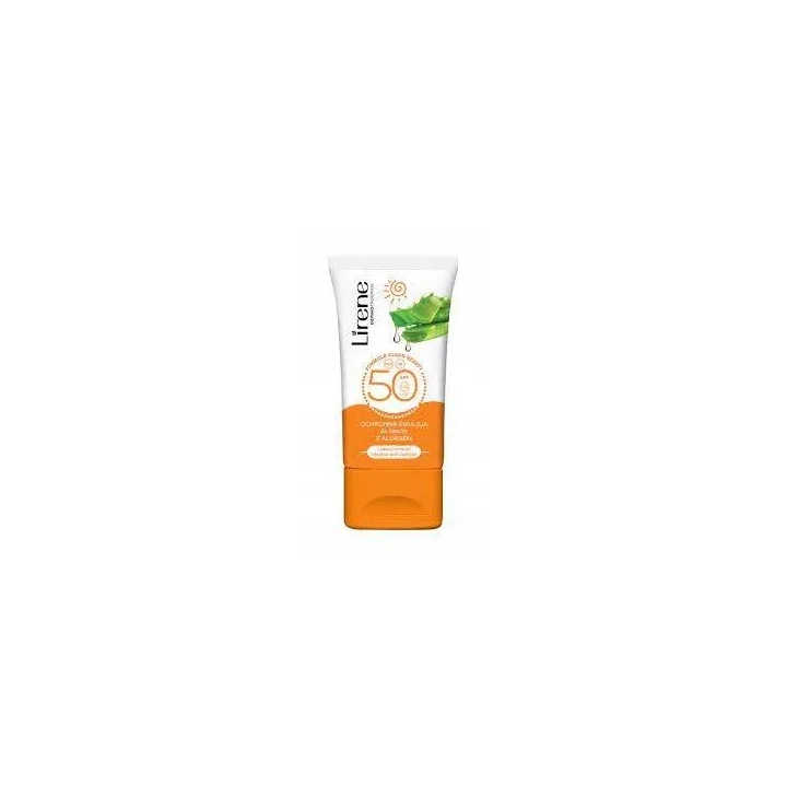 LIRENE Sun ochronna emulsja do twarzy nawilżająca SPF50, Aloes WTP 50ml