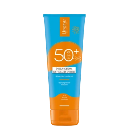 LIRENE Sun emulsja ochronna skóra wrażliwa SPF50+ 120ml 