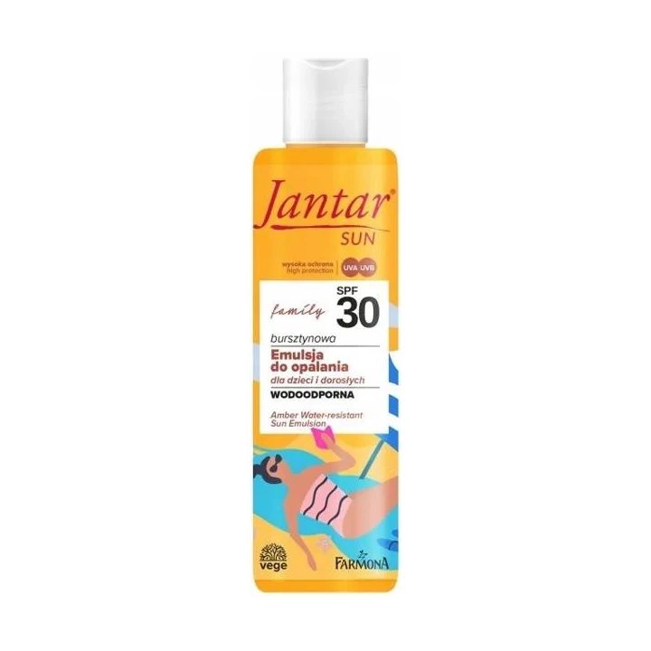 FARMONA Jantar Sun emulsja wodoodporna SPF30 200ml
