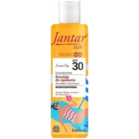 FARMONA Jantar Sun emulsja wodoodporna SPF30 200ml