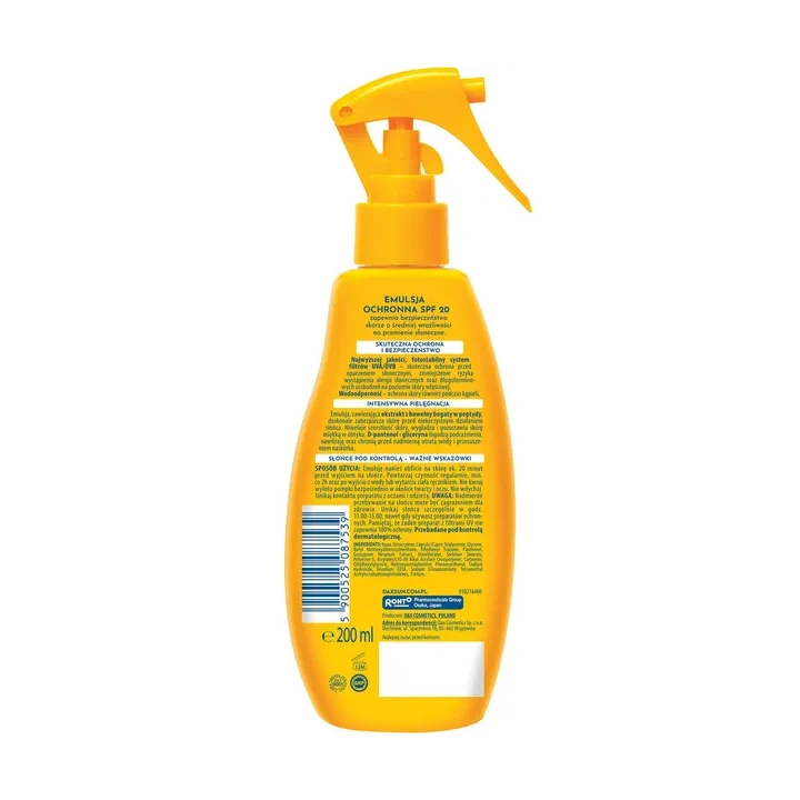DAX Sun emulsja ochronna nawilżająca SPF 20 200ml