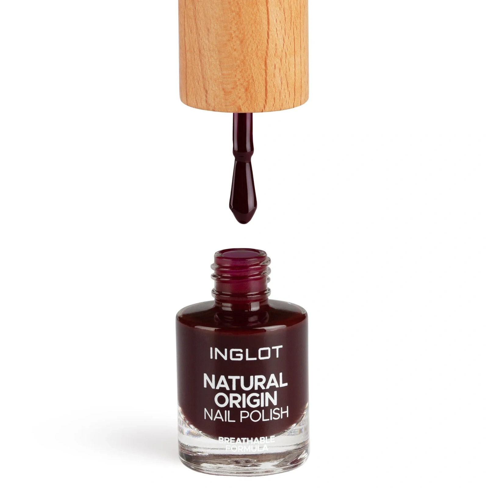 INGLOT Natural Origin lakier do paznokci 025 Dry Merlot 8ml