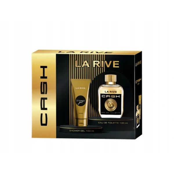 LA RIVE Men Cash zestaw żel pod prysznic 100ml + woda toaletowa 100ml