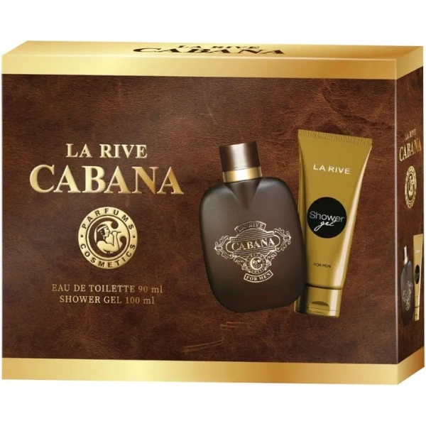 LA RIVE Men Cabana zestaw żel pod prysznic 100ml + woda toaletowa 90ml