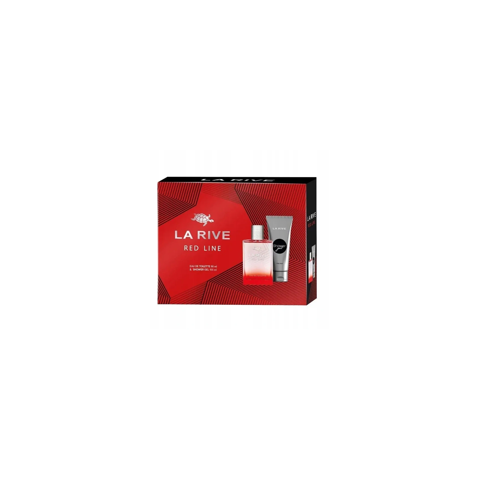 LA RIVE Men Red Line zestaw żel pod prysznic 100ml + woda toaletowa 90ml