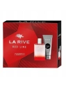 LA RIVE Men Red Line zestaw żel pod prysznic 100ml + woda toaletowa 90ml