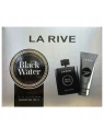 LA RIVE Men zestaw [woda toaletowa 100ml + żel pod prysznic 100ml] Black Water