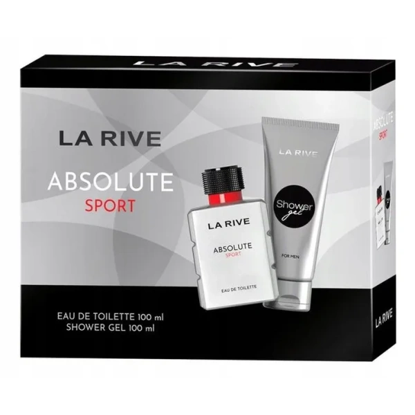 LA RIVE Men zestaw [woda toaletowa 100ml + żel pod prysznic 100ml] Absolute Sport