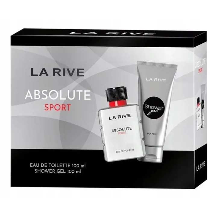 LA RIVE Men zestaw [woda toaletowa 100ml + żel pod prysznic 100ml] Absolute Sport