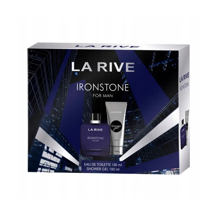 LA RIVE Men zestaw [woda toaletowa 100ml + żel 100ml] Ironstone
