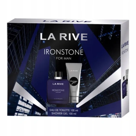 LA RIVE Men zestaw [woda toaletowa 100ml + żel 100ml] Ironstone