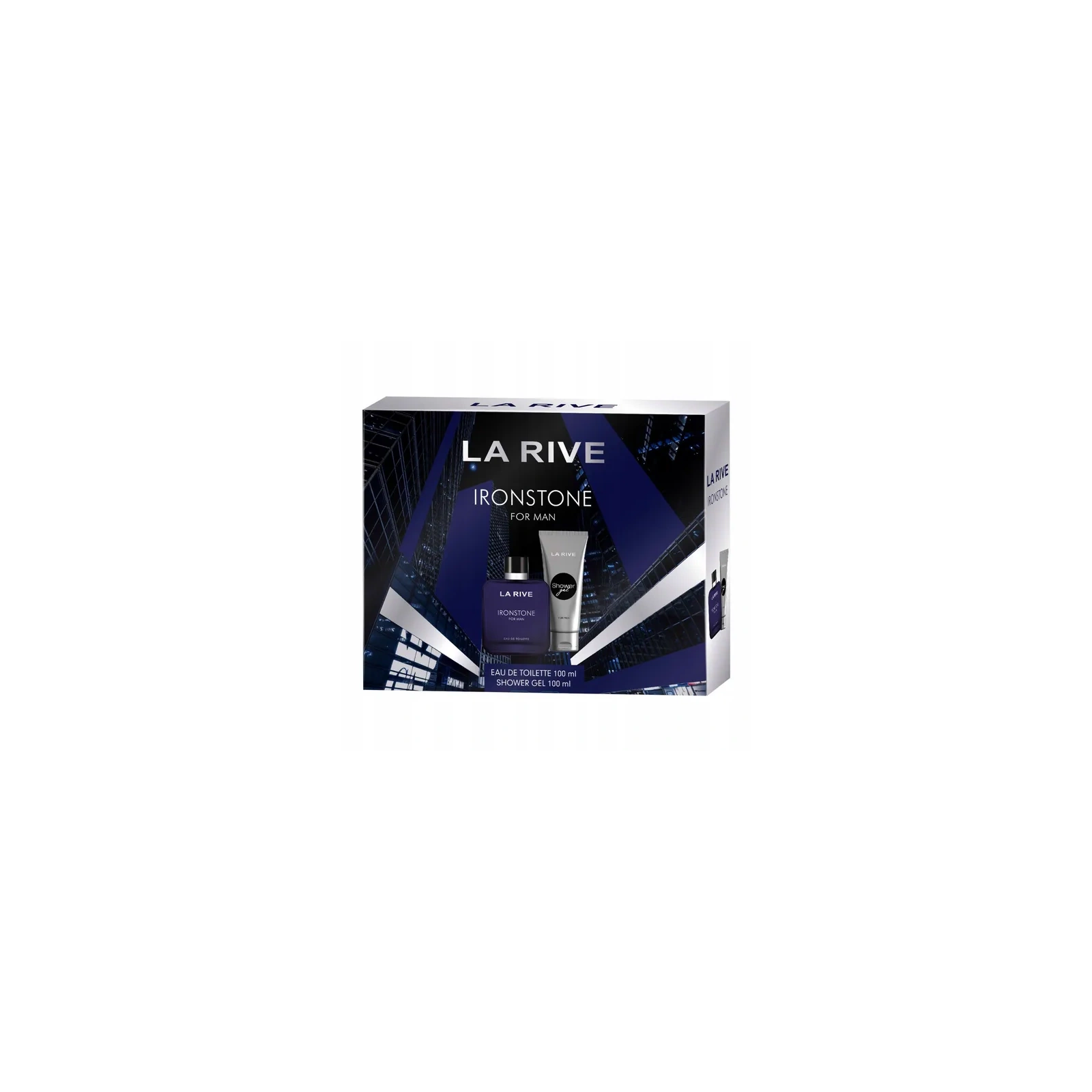 LA RIVE Men zestaw [woda toaletowa 100ml + żel 100ml] Ironstone