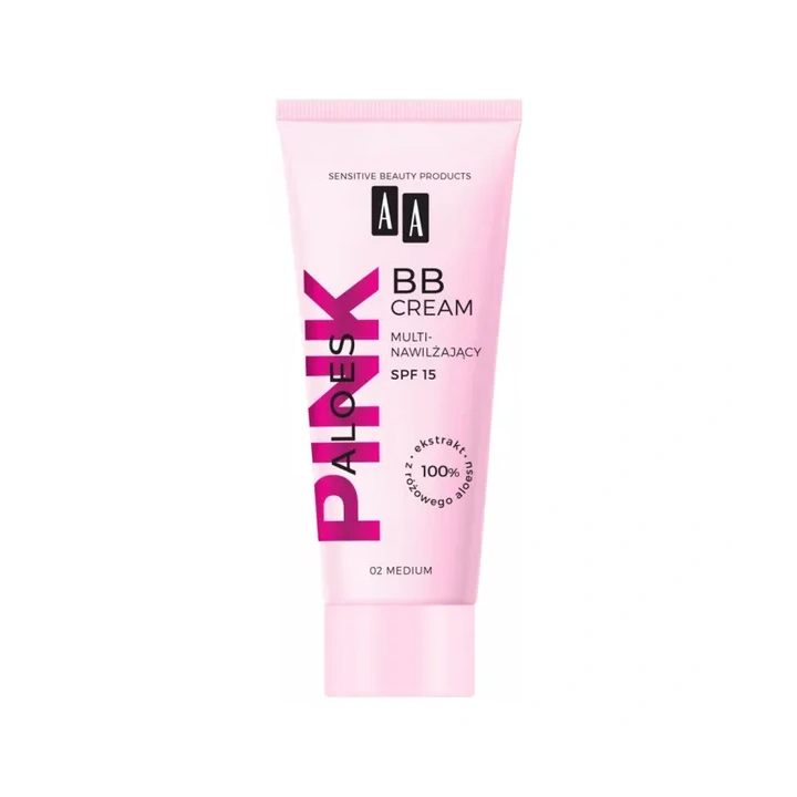 AA Aloes Pink multinawilżający krem BB SPF15 02 Medium 30ml