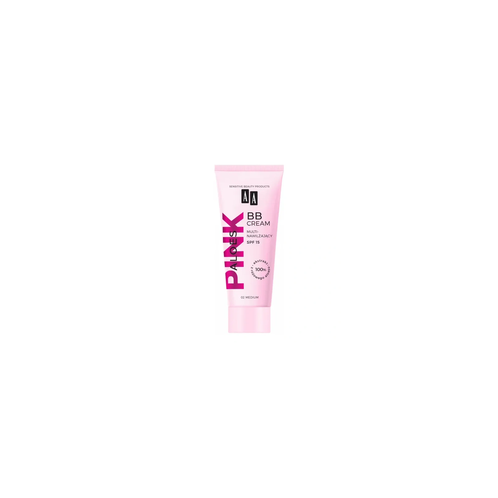 AA Aloes Pink multinawilżający krem BB SPF15 02 Medium 30ml