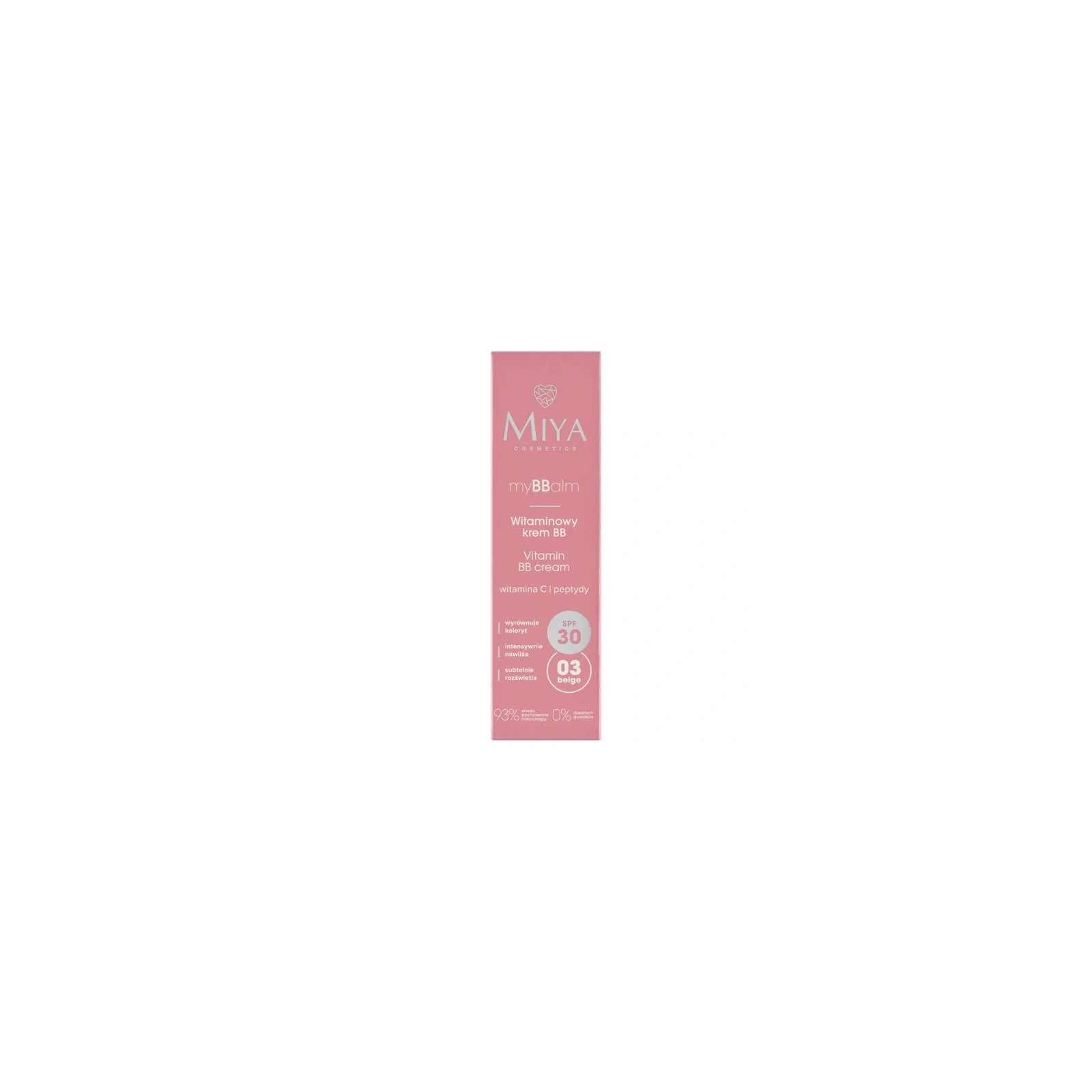 MIYA MyBBalm witaminowy krem bb nawilżający 03 beige SPF30 30ml