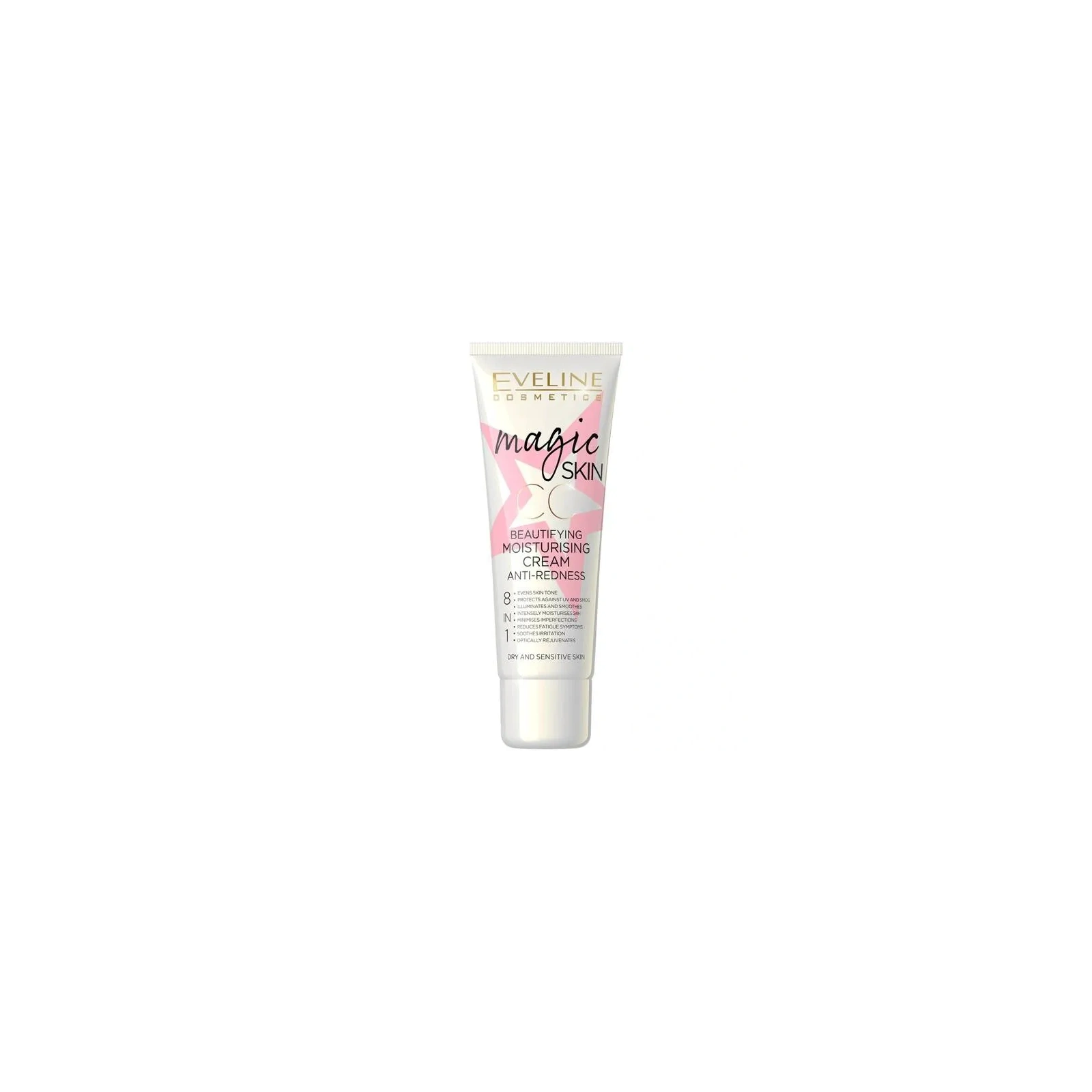 EVELINE Magic Skin nawilżający krem CC redukujący zaczerwienienia 8w1 50ml