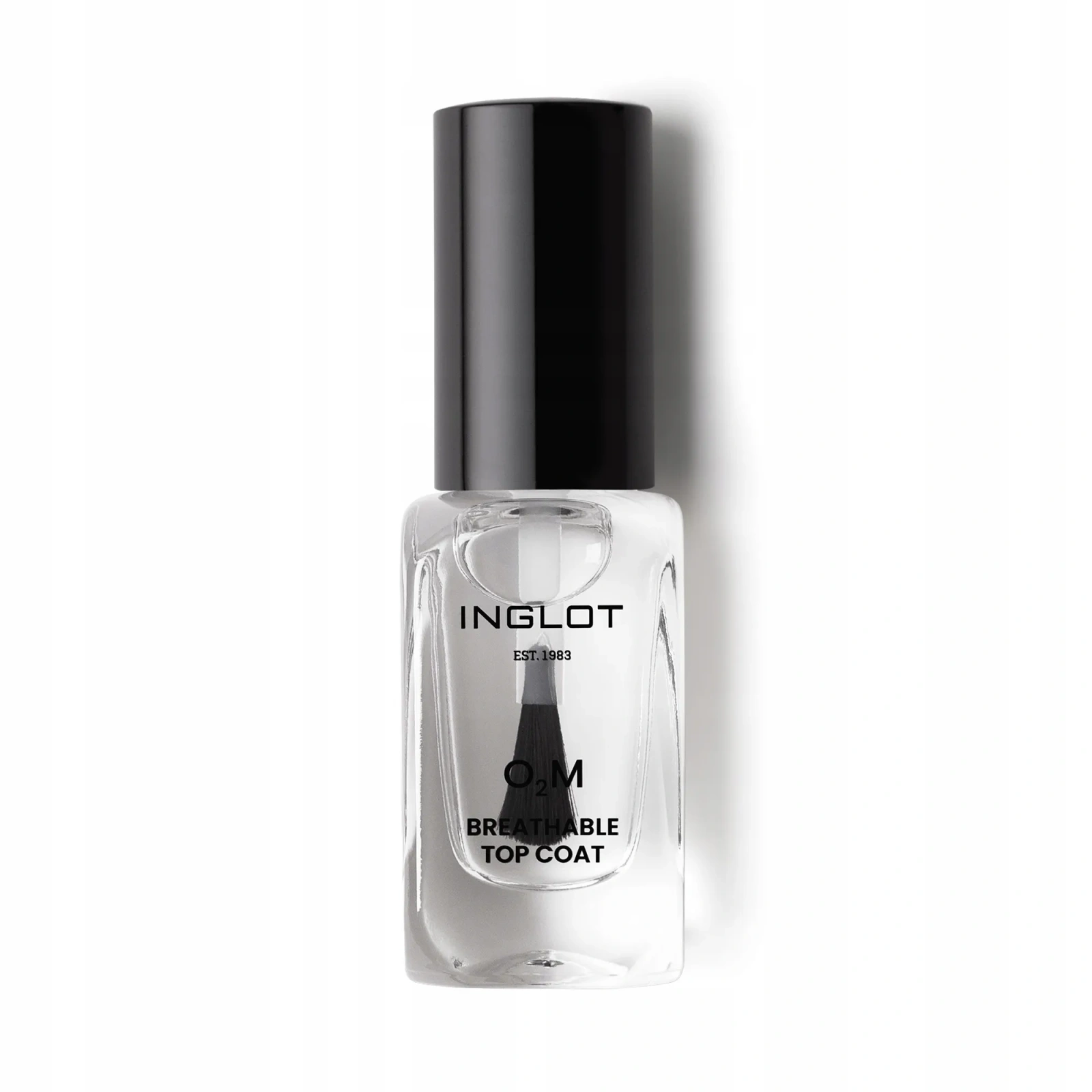 INGLOT O2M oddychający lakier do paznokci utrwalający Top Coat 11ml 