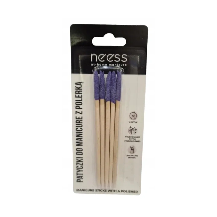 NEESS patyczki do manicure z nasypem piaskowym 114 mm 4827 10szt