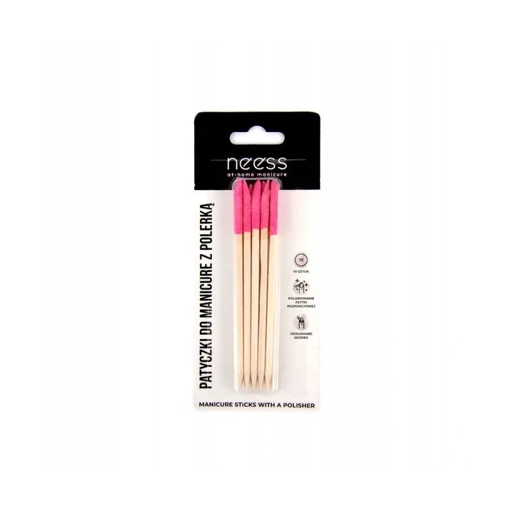 NEESS patyczki do manicure z nasypem piaskowym 114 mm 4827 10szt