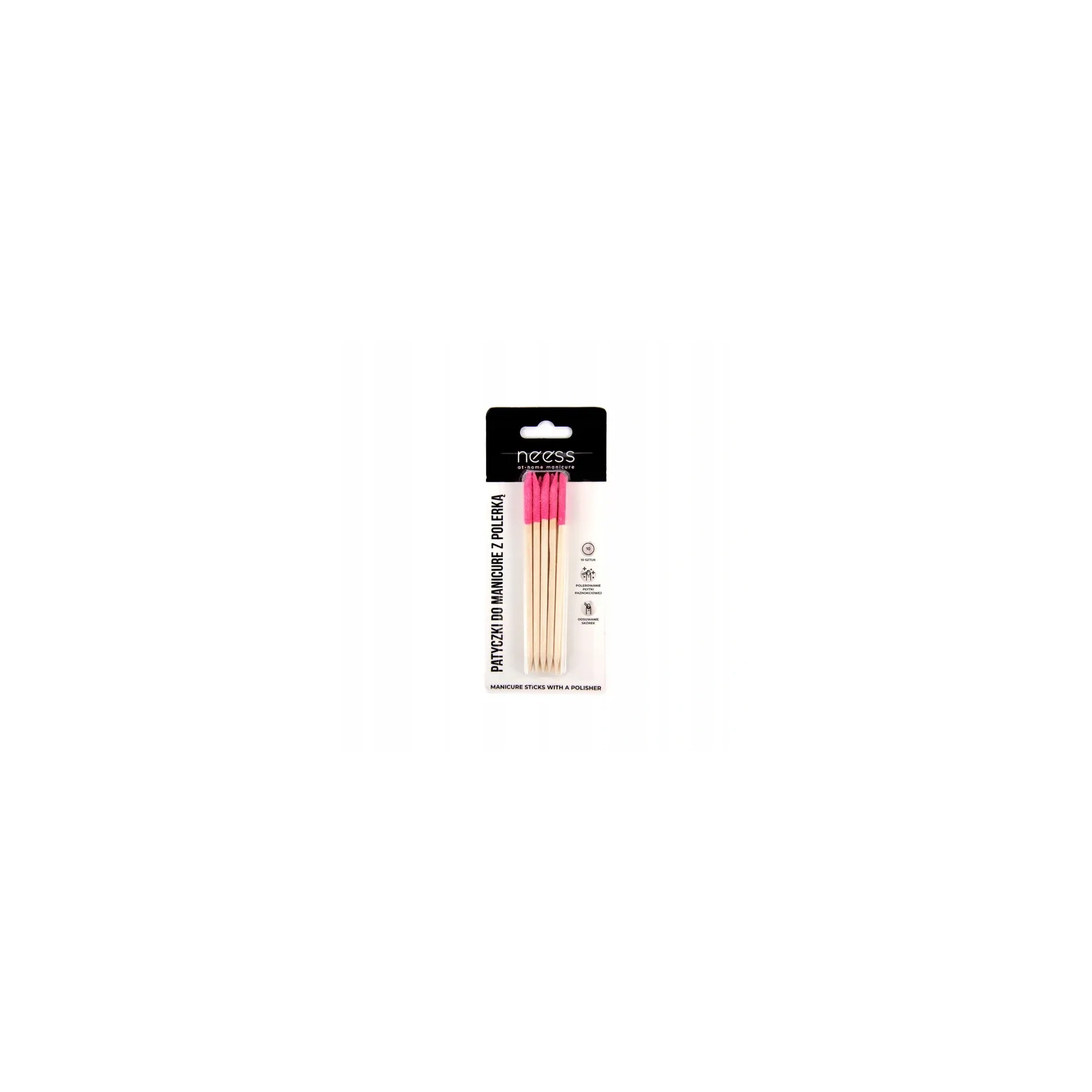 NEESS patyczki do manicure z nasypem piaskowym 114 mm 4827 10szt
