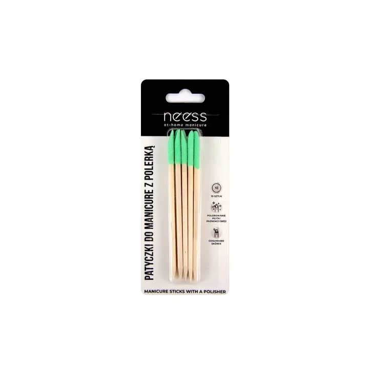 NEESS patyczki do manicure z nasypem piaskowym 114 mm 4827 10szt