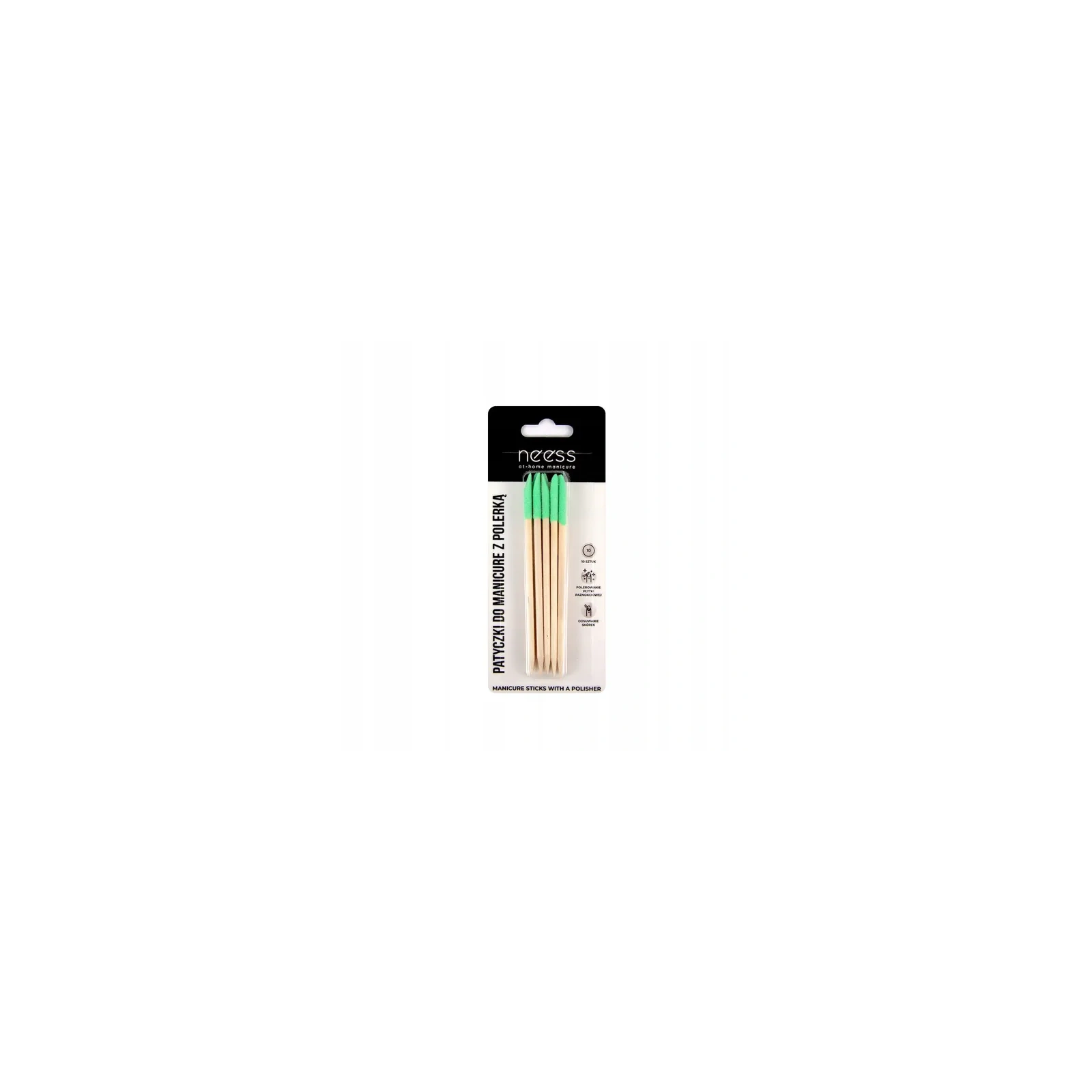 NEESS patyczki do manicure z nasypem piaskowym 114 mm 4827 10szt