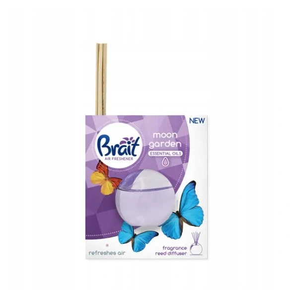 BRAIT Natural Aroma patyczki zapachowe kula w książeczce Moon Garden 40ml 