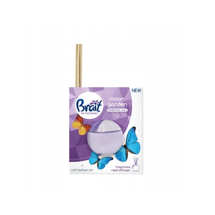 BRAIT Natural Aroma patyczki zapachowe kula w książeczce Moon Garden 40ml 