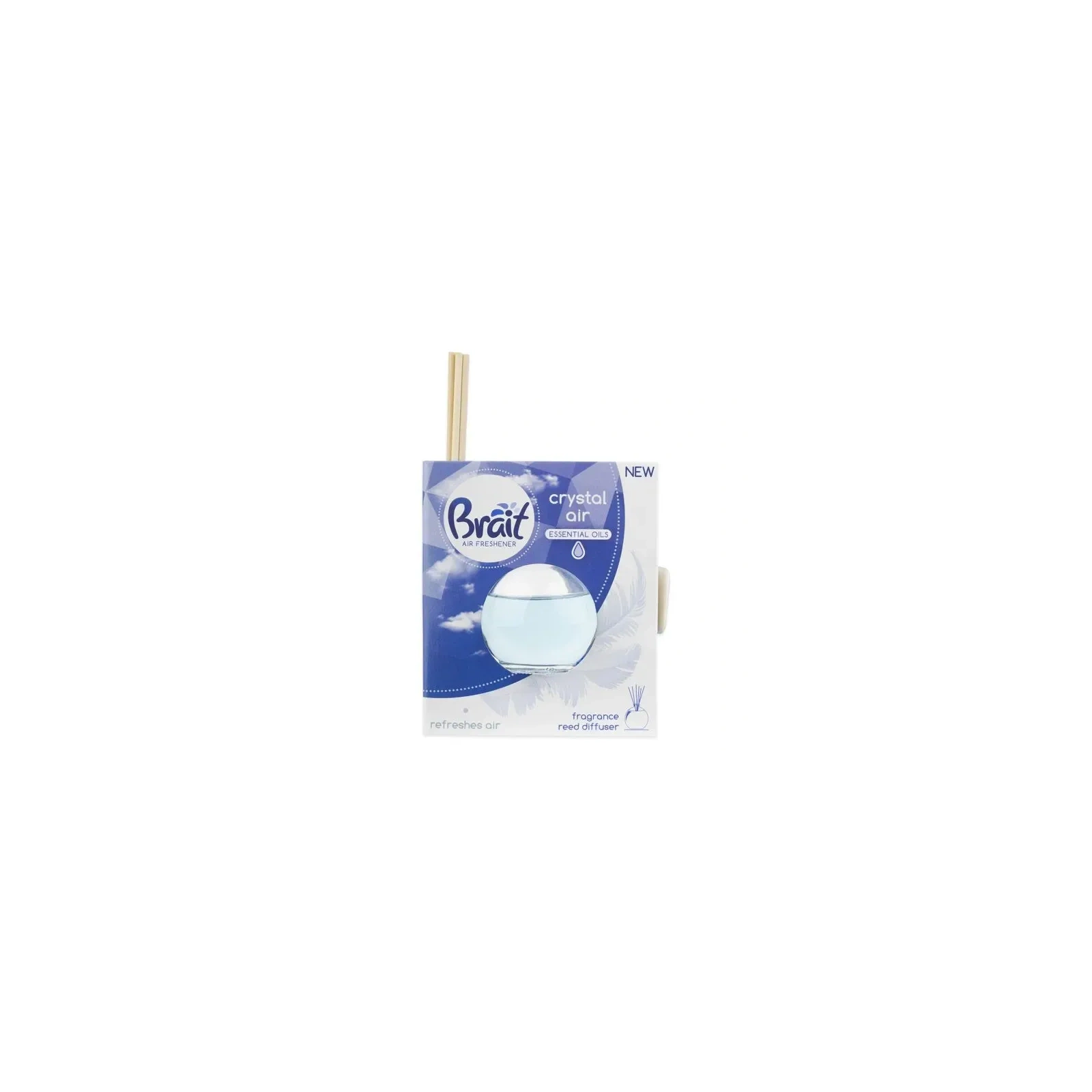 BRAIT Natural Aroma patyczki zapachowe kula w książeczce Crystal Air 40ml 