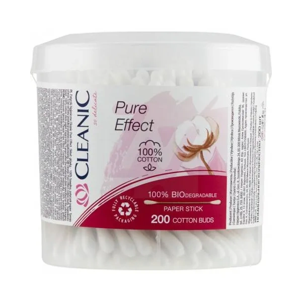 CLEANIC Pure Effect patyczki higieniczne 200szt