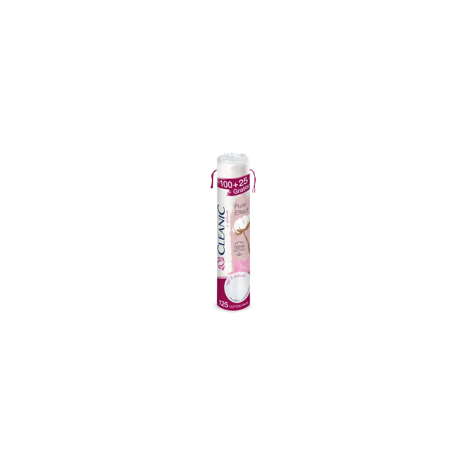 CLEANIC Pure Effect płatki kosmetyczne 100+25szt gratis
