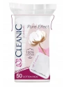 CLEANIC Pure Effect płatki kosmetyczne kwadratowe 50szt