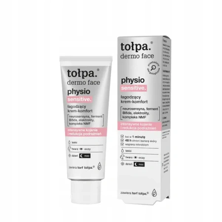 TOŁPA Dermo Face Physio Sensitive łagodzący krem-komfort do twarzy 40ml