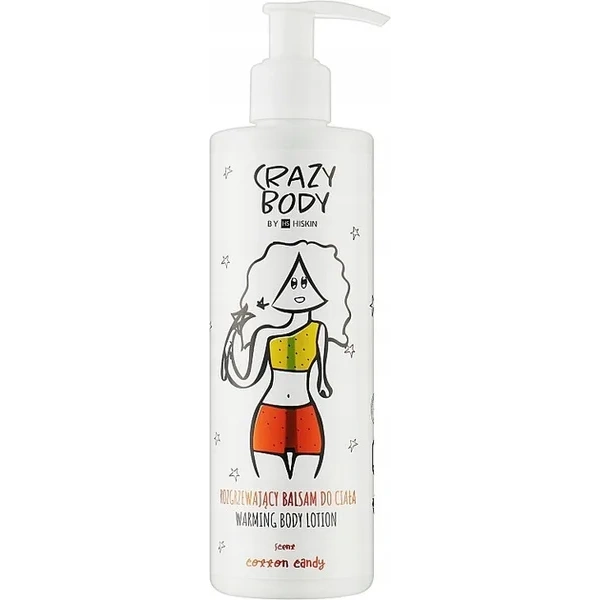 HISKIN Crazy Body balsam do ciała rozgrzewajacy Cotton Candy 300ml 